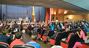 Inauguración do belén municipal, dunha exposición de fotografías e visita de Papá Noel a Xove