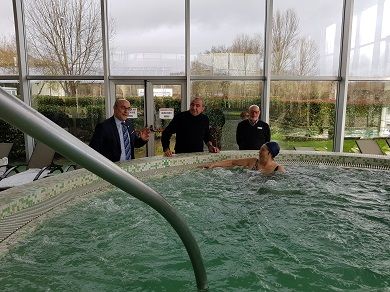 Manuel Rouco valora positivamente as actuacións da Xunta no Centro de Saúde e na vía de acceso ao porto