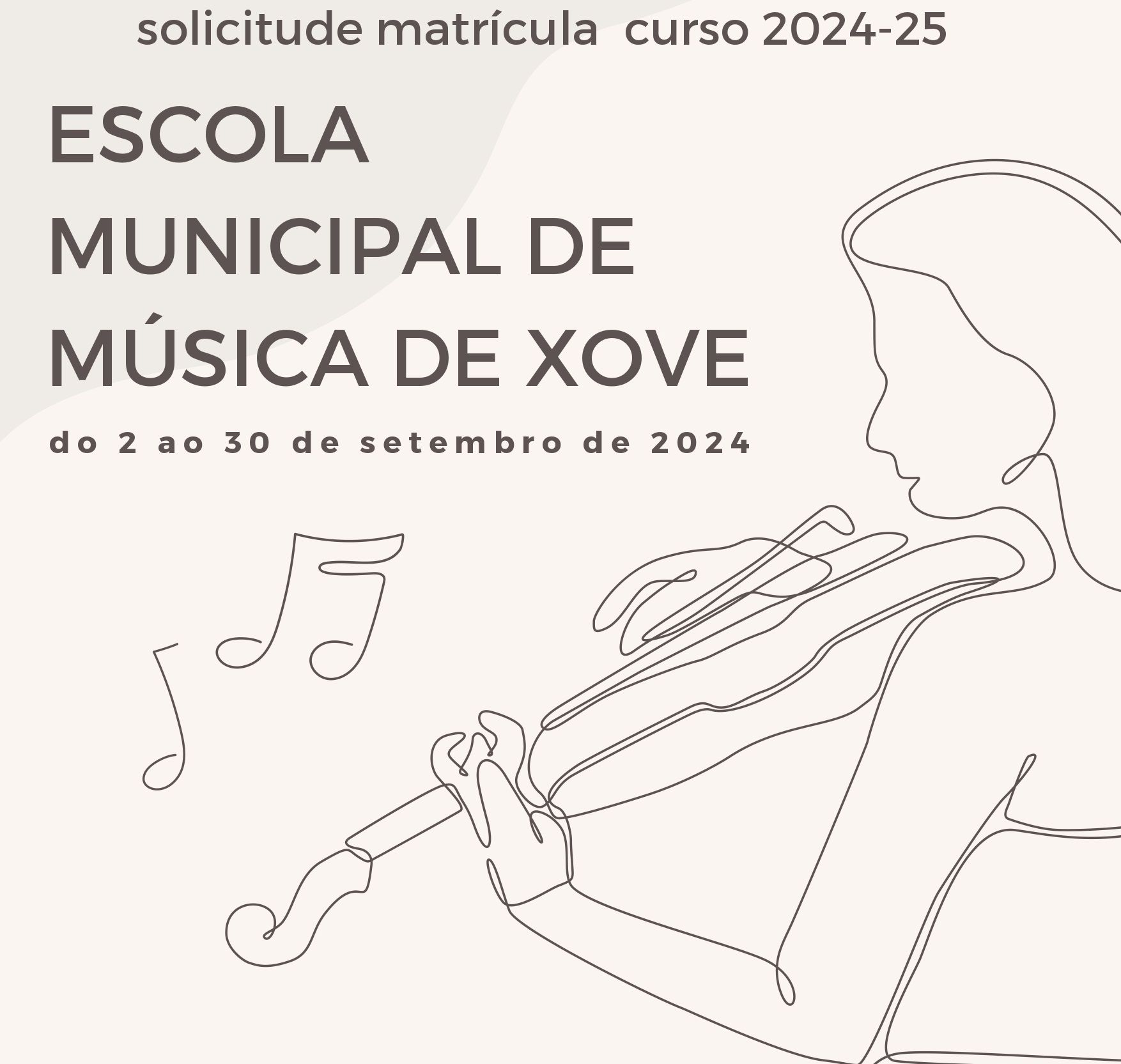 Está aberto ata o 30 de setembro o prazo de solicitude de matrícula ...