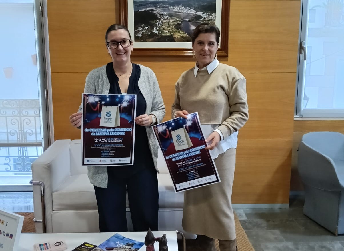 A campaña da FCAM 'De compras polo comercio da Mariña Lucense' chegará o 22 de novembro a Viveiro e Xove con novos convidados
