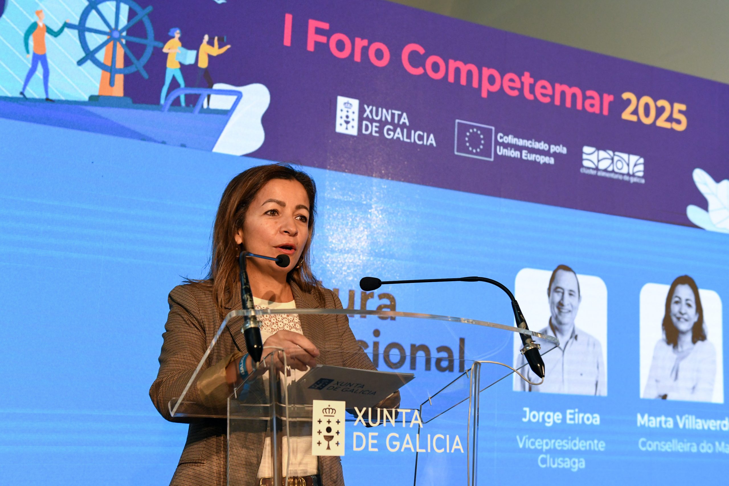 Villaverde destaca a fortaleza exterior da cadea mar-industria galega, que acadou un récord de exportacións de 2.800 M€ no 2024