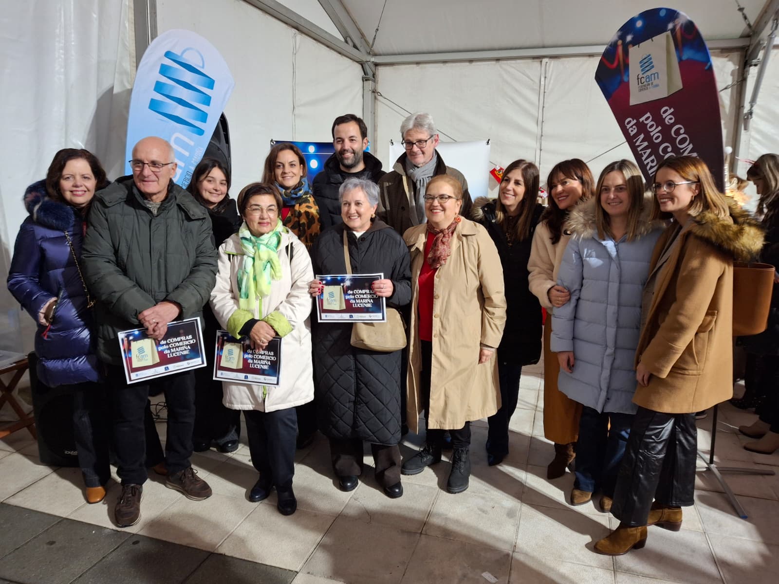 Burela acolleu o quinto e derradeiro sorteo da campaña “De compras polo comercio da Mariña Lucense”, organizado pola FCAM.