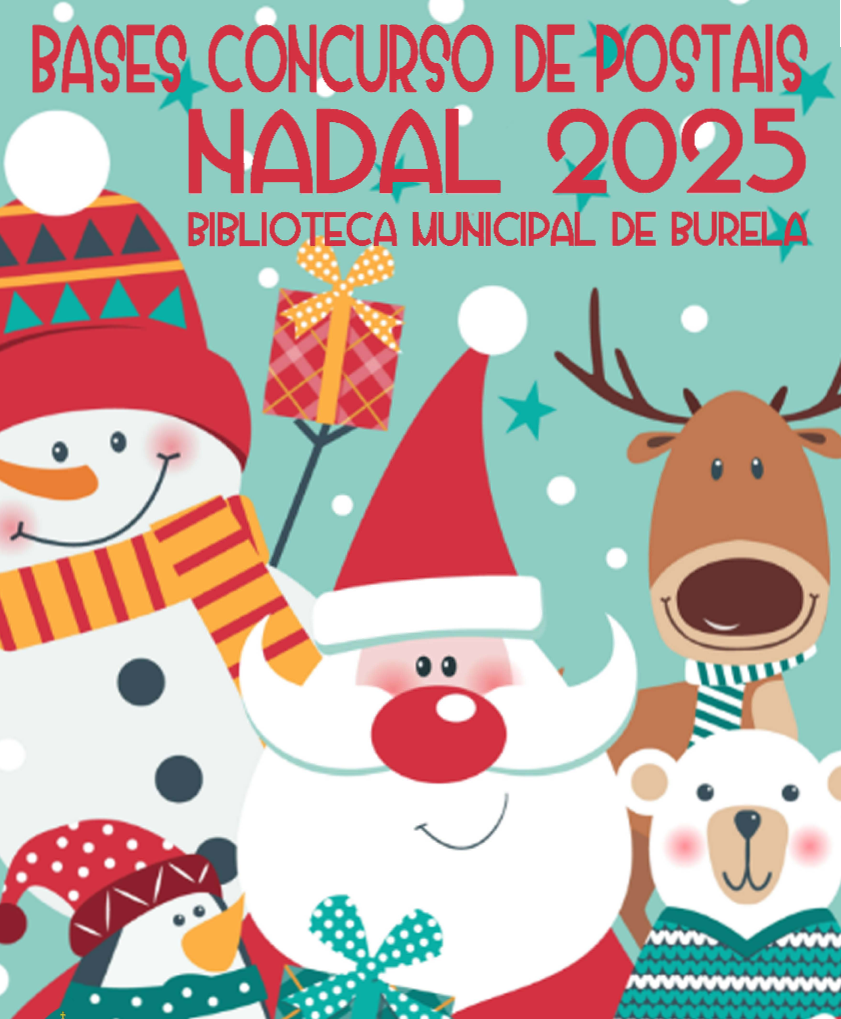A Biblioteca Municipal de Burela resolve os concursos culturais do Nadal 2025