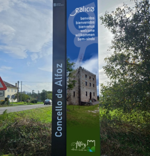 Ampliada e renovada a sinalización turística en puntos clave de Alfoz