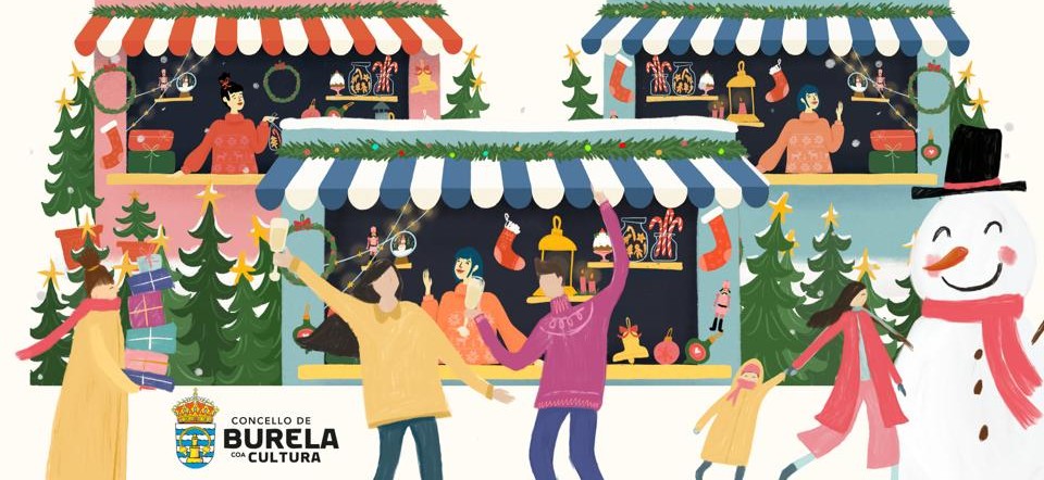 O Mercadillo de Nadal de Burela reunirá esta fin de semana máis de 30 participantes