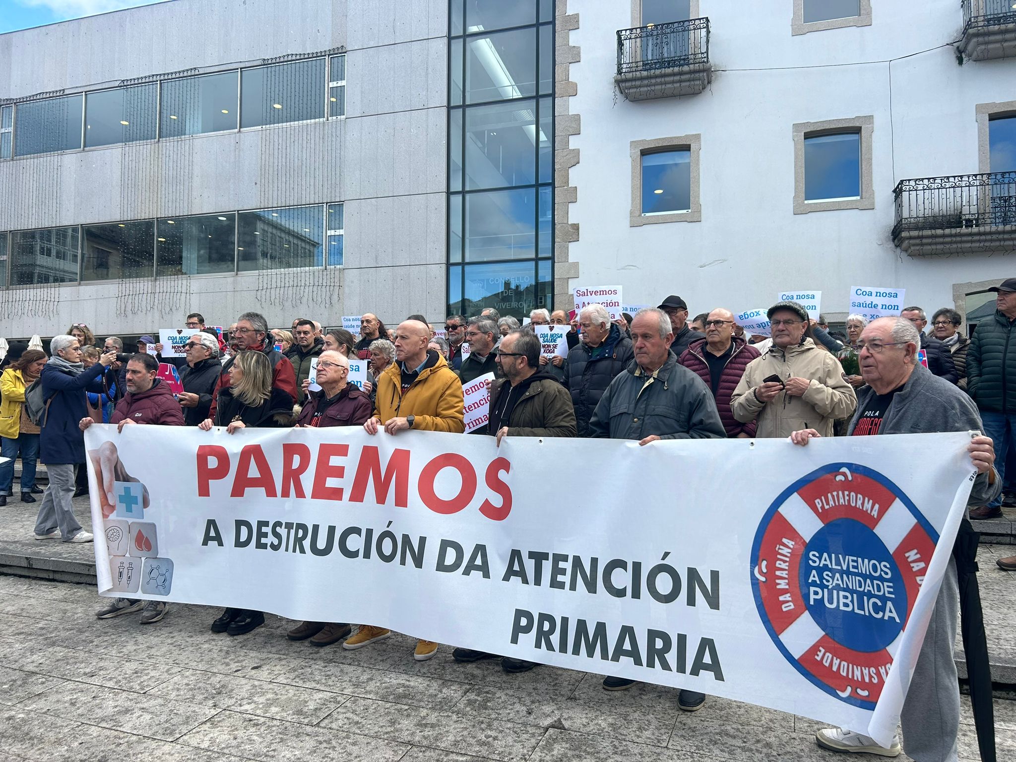 Viveiro continúa coas concentracións quincenais pola situación sanitaria