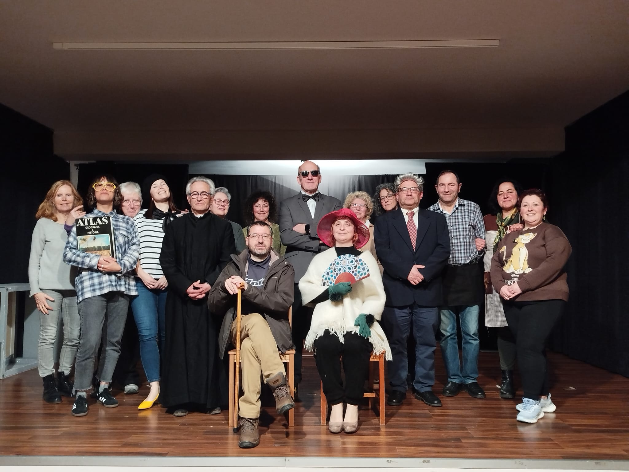 Multitudinaria cea de Nadal do CD Burela FS 