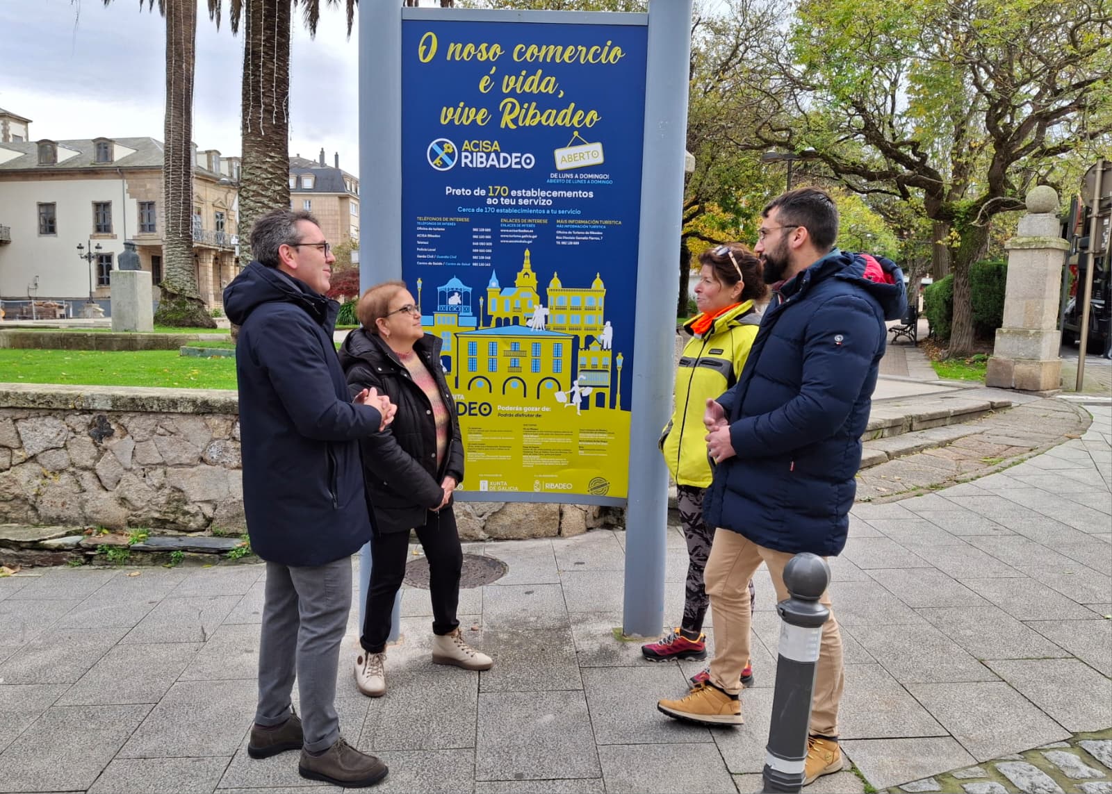 O Presidente da Deputación e a Alcaldesa de Vilalba asinan un convenio para arranxar accesos en Belesar e Goiriz