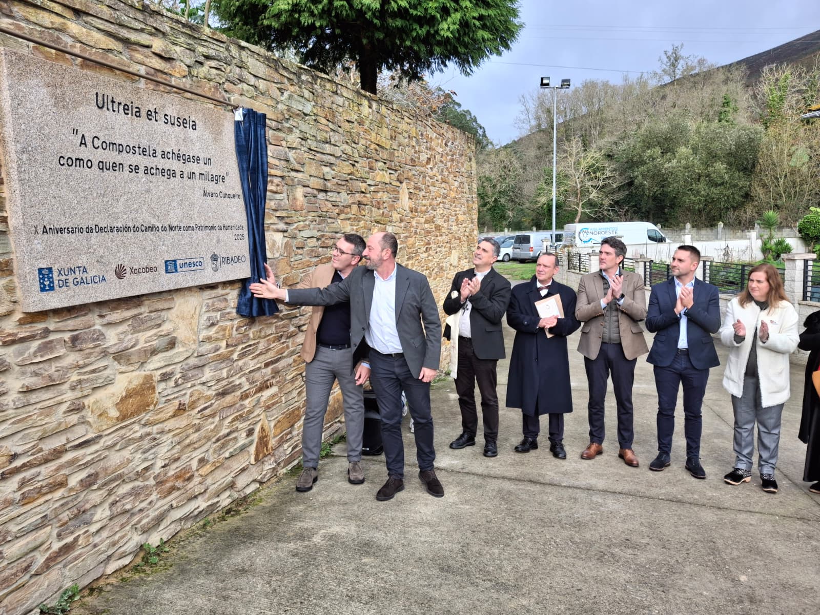 Ribadeo celebra o X Aniversario dos Camiños do Norte como Patrimonio da Humanidade en Arante