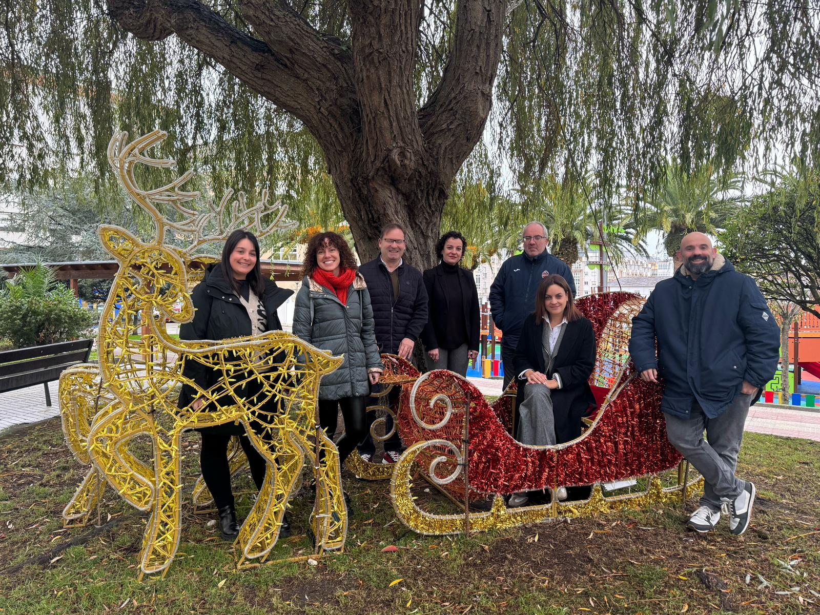 A Praza Maior acolle a rodaxe de «Viveiro non é un soño, existe», unha comedia con participación veciñal