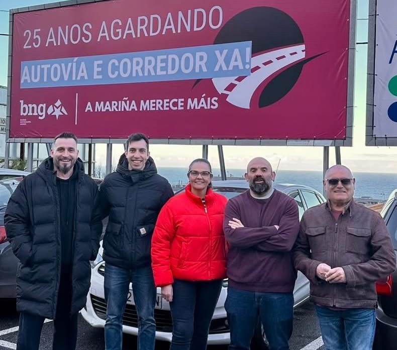 A campaña do BNG polas infraestruturas continúa en Burela