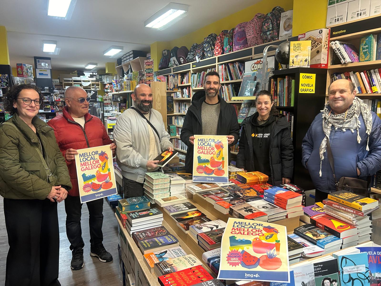 O BNG lanza en Burela a campaña anual de impulso ao comercio de proximidade