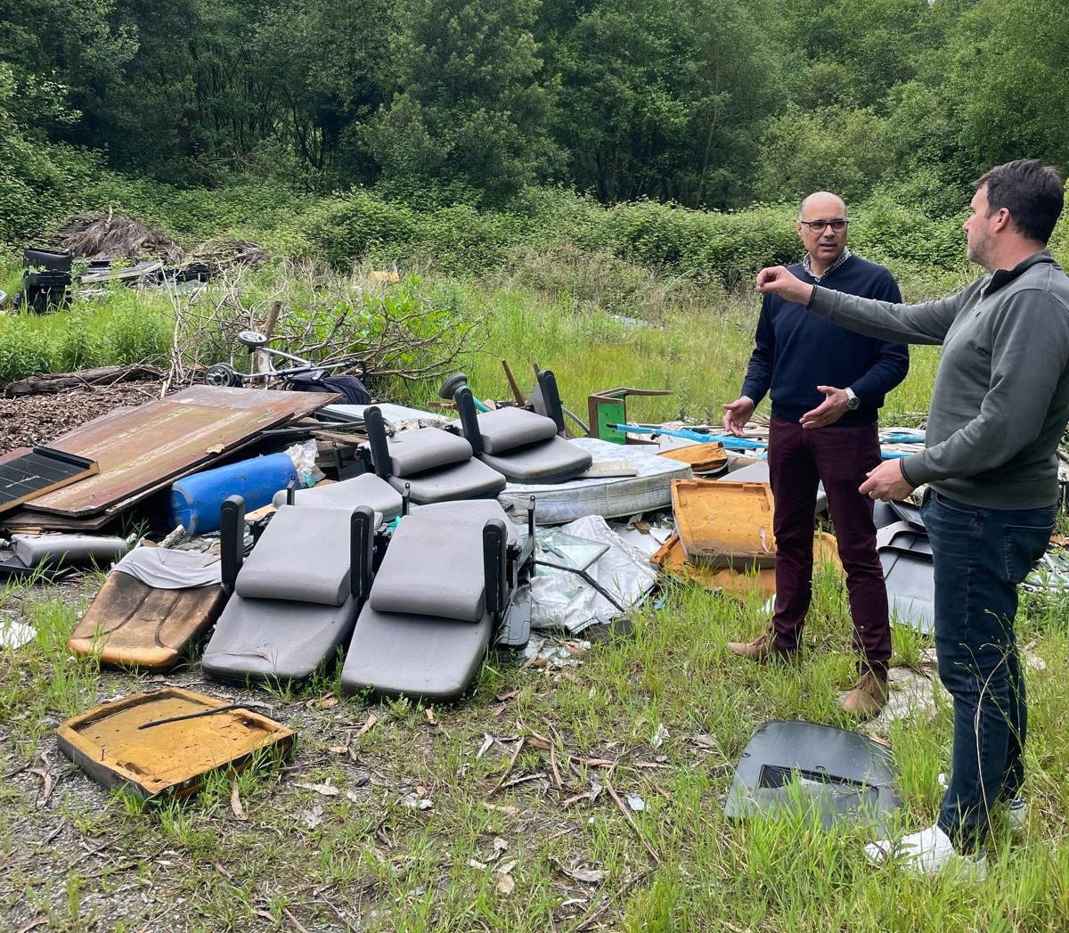 O BNG de Ribadeo volve solicitar ao goberno municipal un maior control para eliminar os vertedoiros ilegais