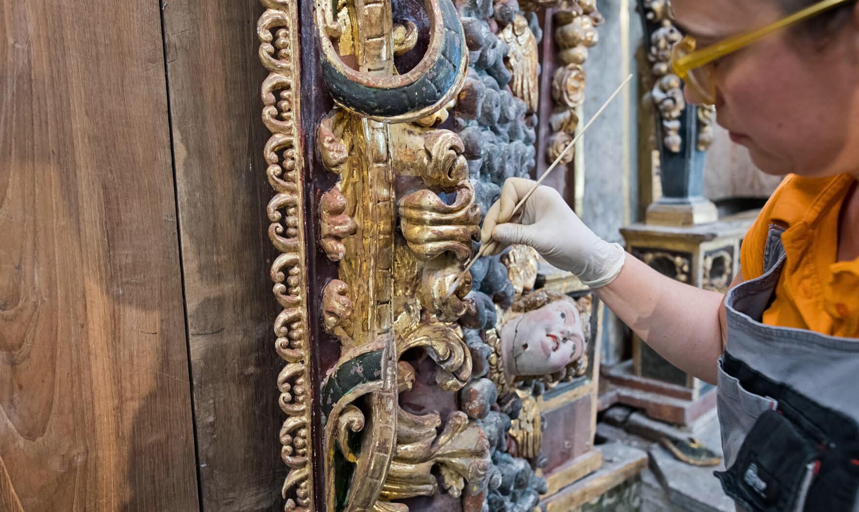 CREA presenta o luns a restauración do retablo maior da Capela da Venerable Orde Terceira de Mondoñedo