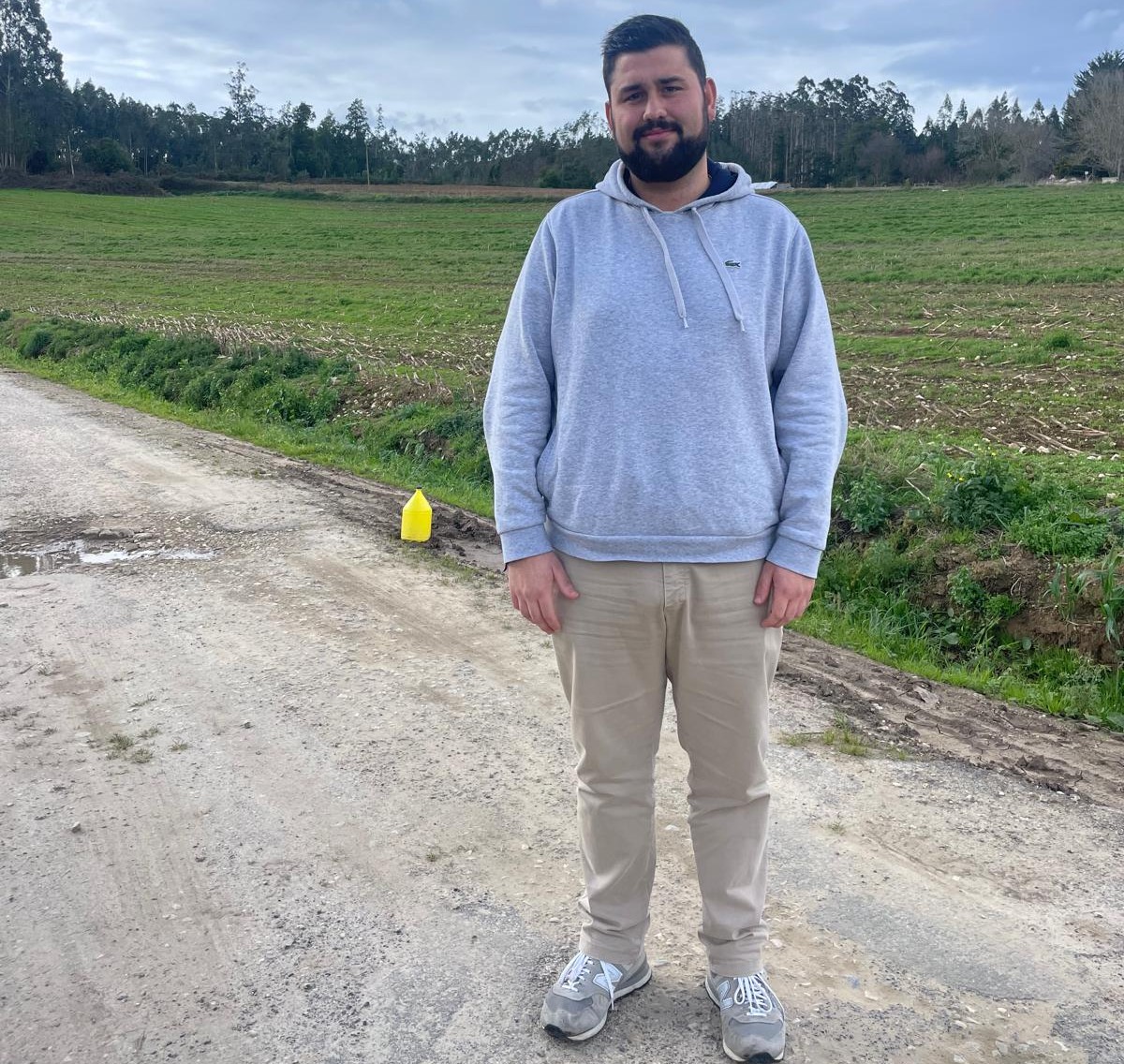 O BNG de Ribadeo reclama de novo unha actuación urxente na pista do Valín, en Ove