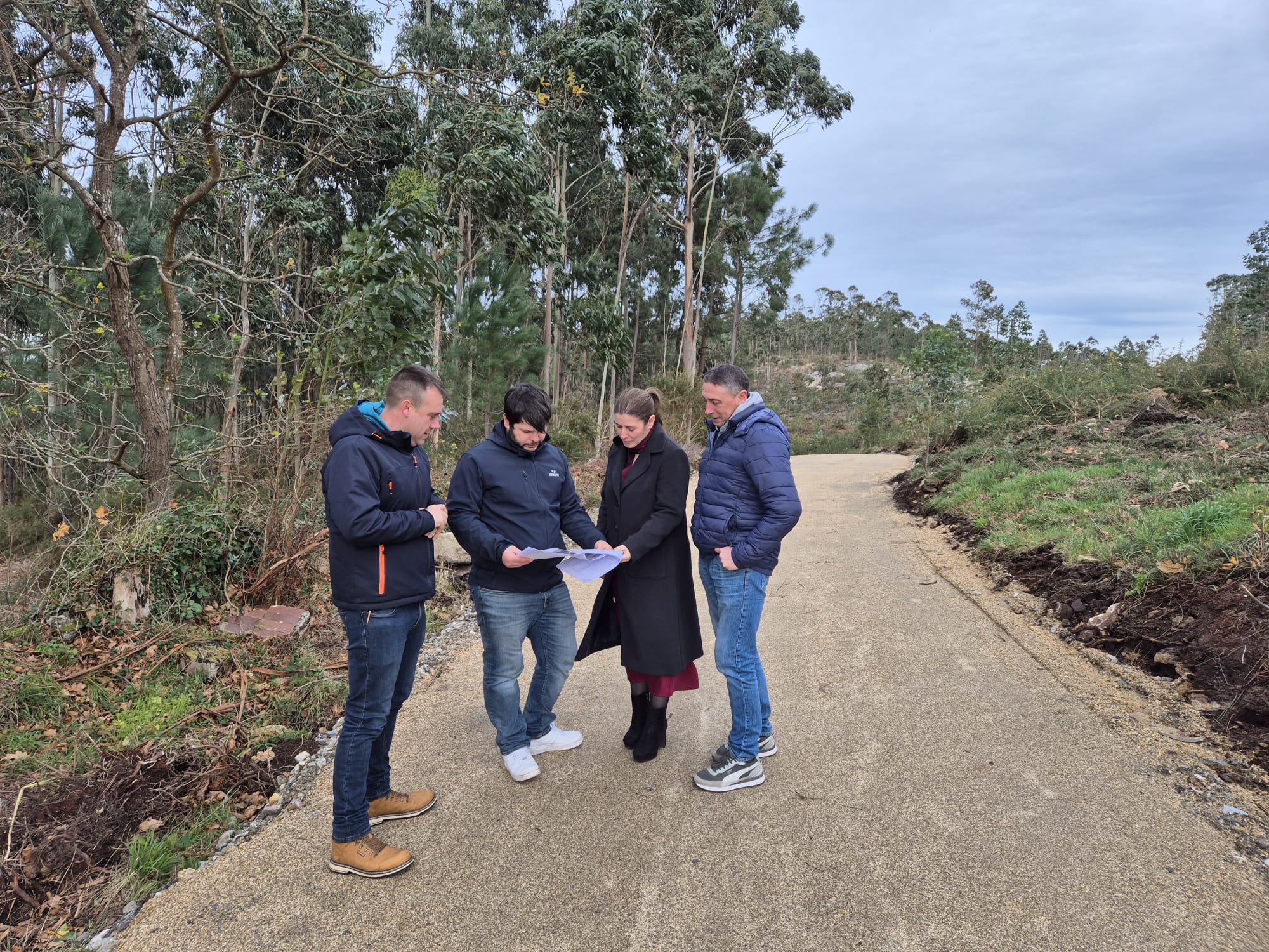 O Concello de Cervo acondiciona o camiño rural de Tagarreiro en Sargadelos