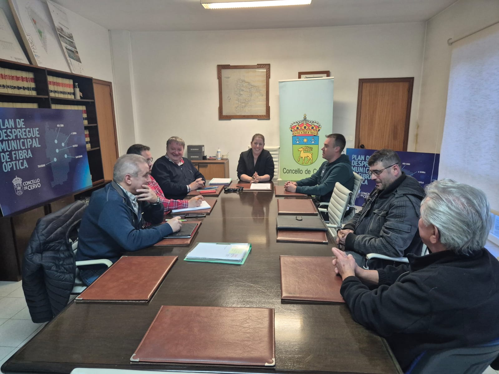 Cervo xa conta con cobertura de fibra en todas as parroquias