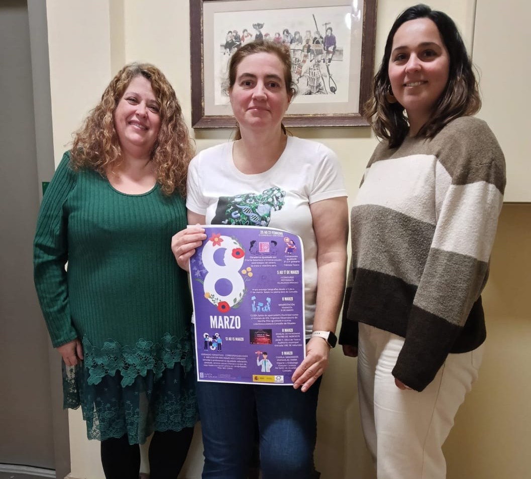 Ribadeo conmemora o 8M cun amplo programa de actividades arredor da igualdade