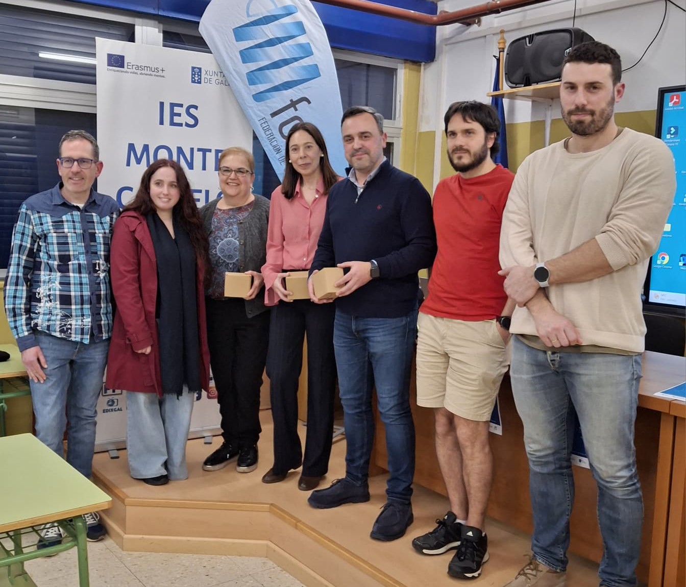 O ciclo de charlas sobre o futuro laboral na Mariña, que organiza a FCAM, pasou polo IES Monte Castelo, de Burela