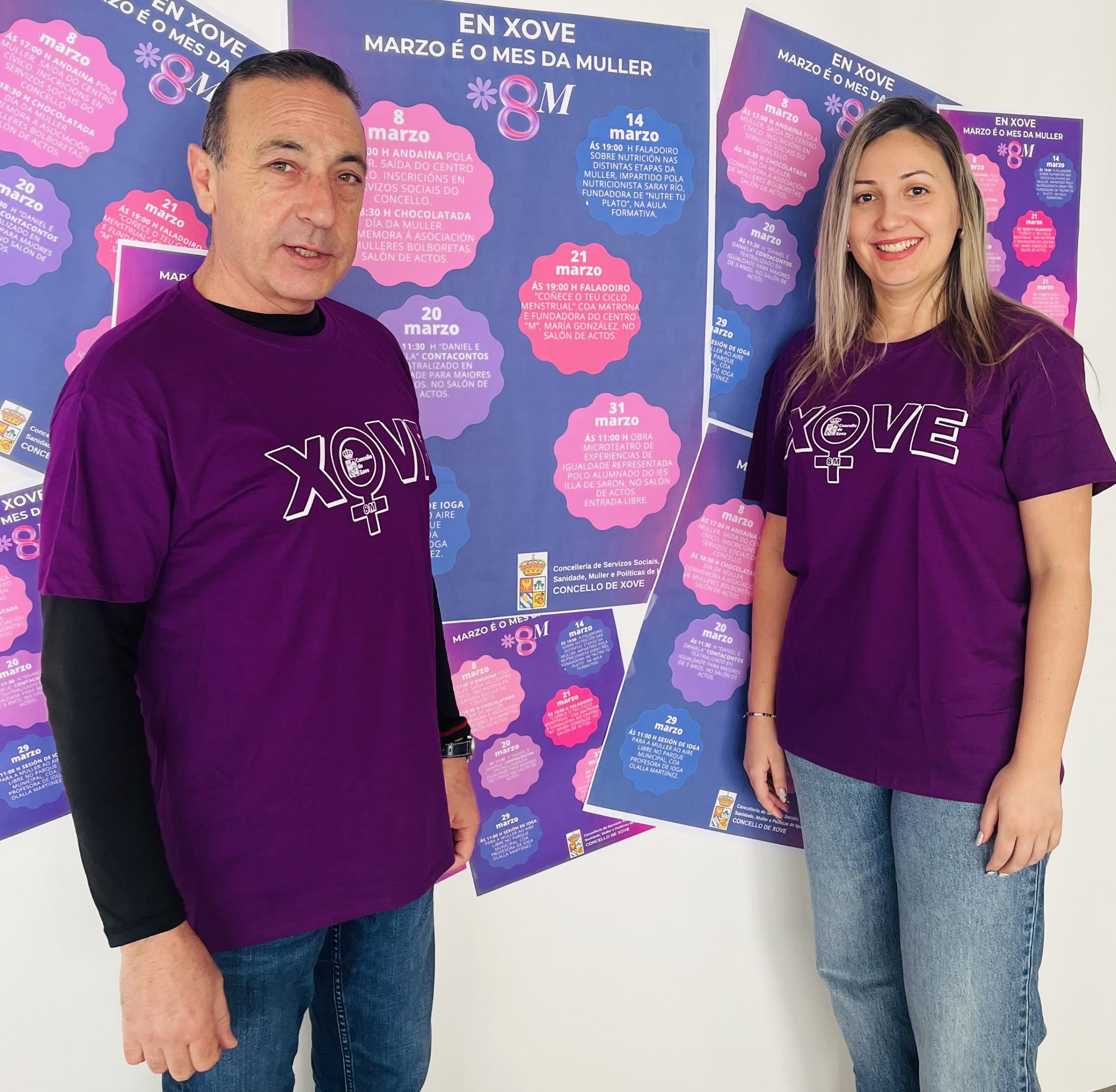 Xove presenta o programa do 8M cunha homenaxe ás primeiras mulleres emprendedoras do municipio