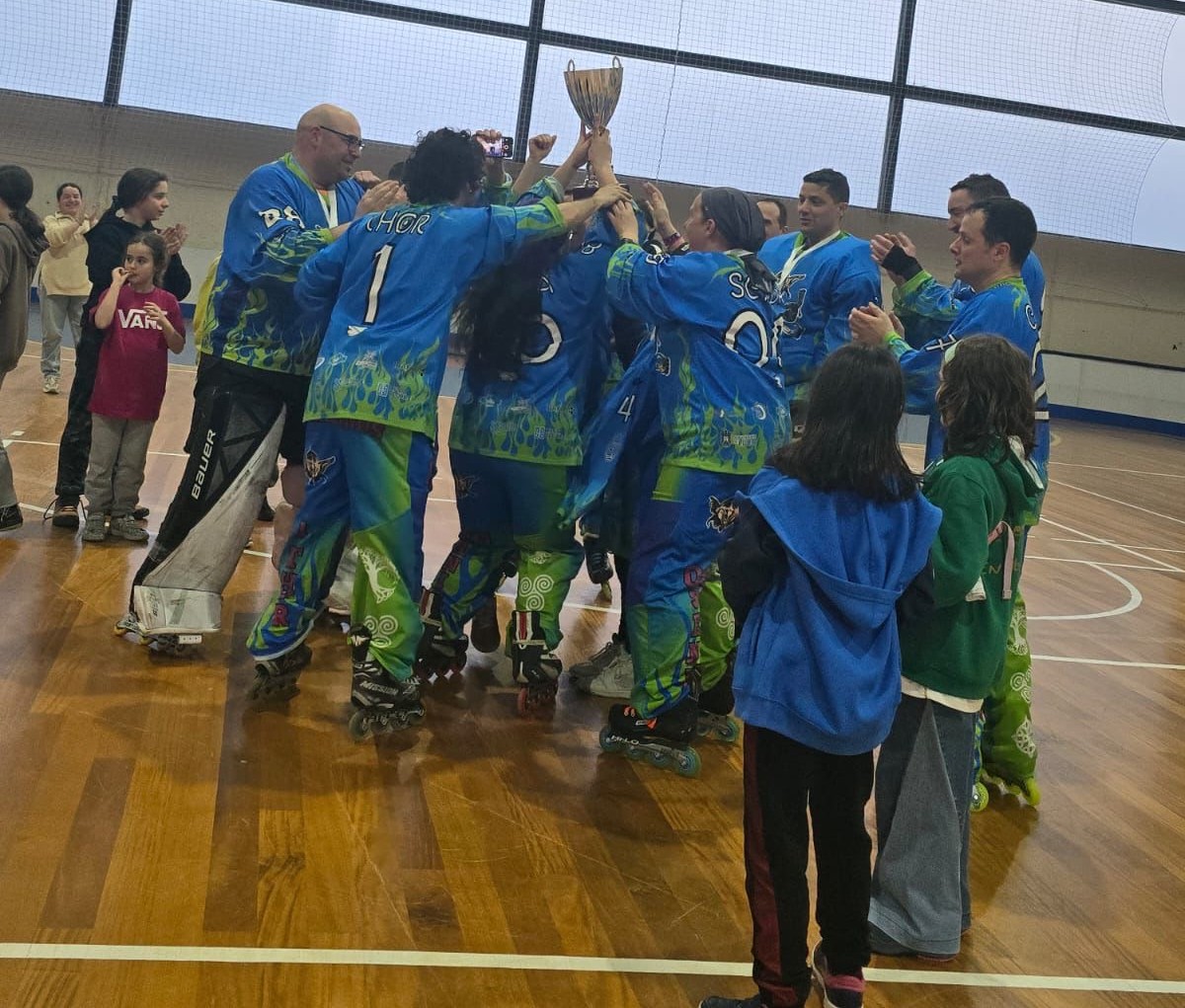 O Concello de Ribadeo destaca o avance das obras do novo peche perimetral do Gregorio Sanz