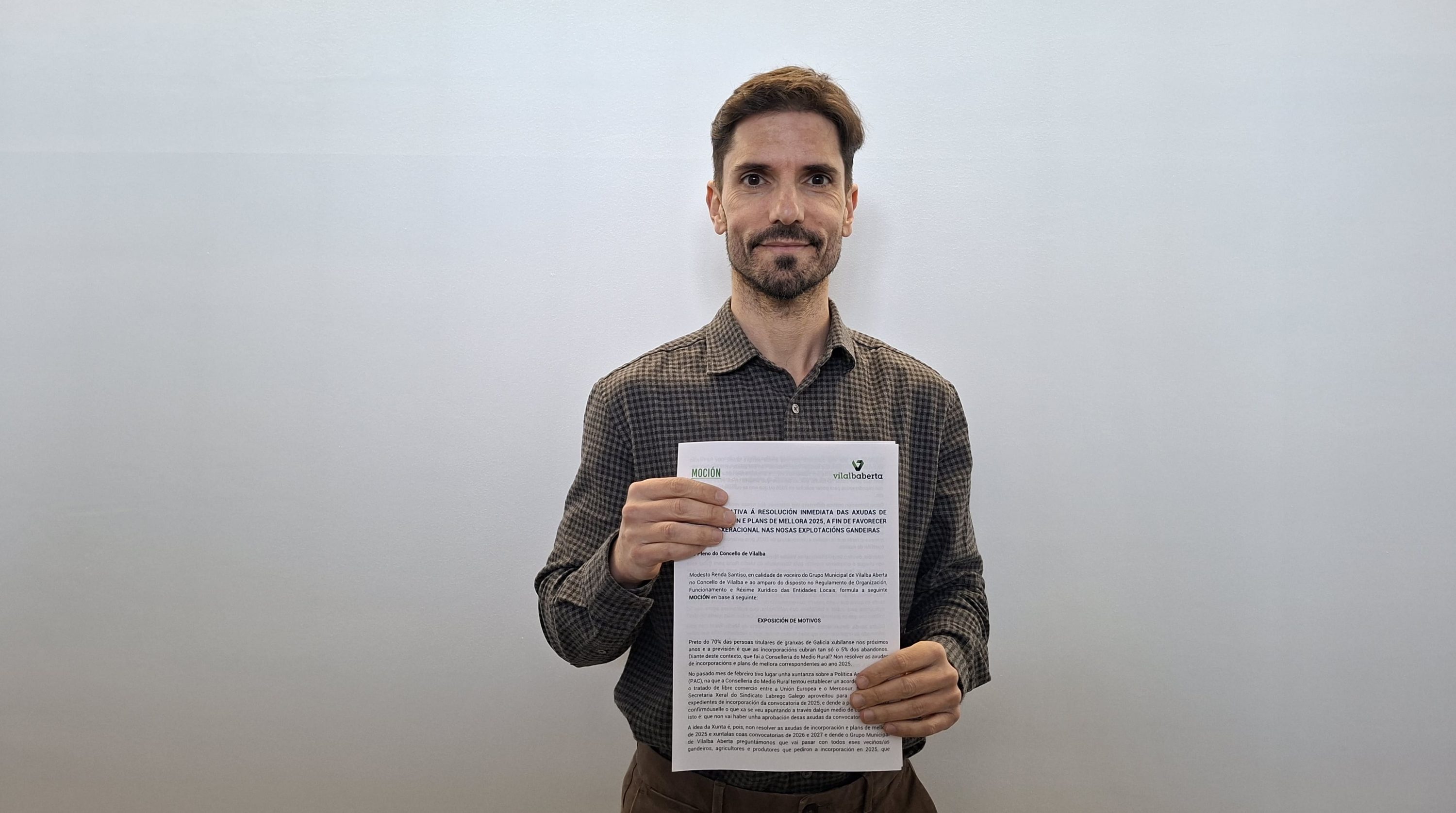 Vilalba Aberta pide á Xunta que resolva con urxencia as axudas de incorporación ao rural de 2025