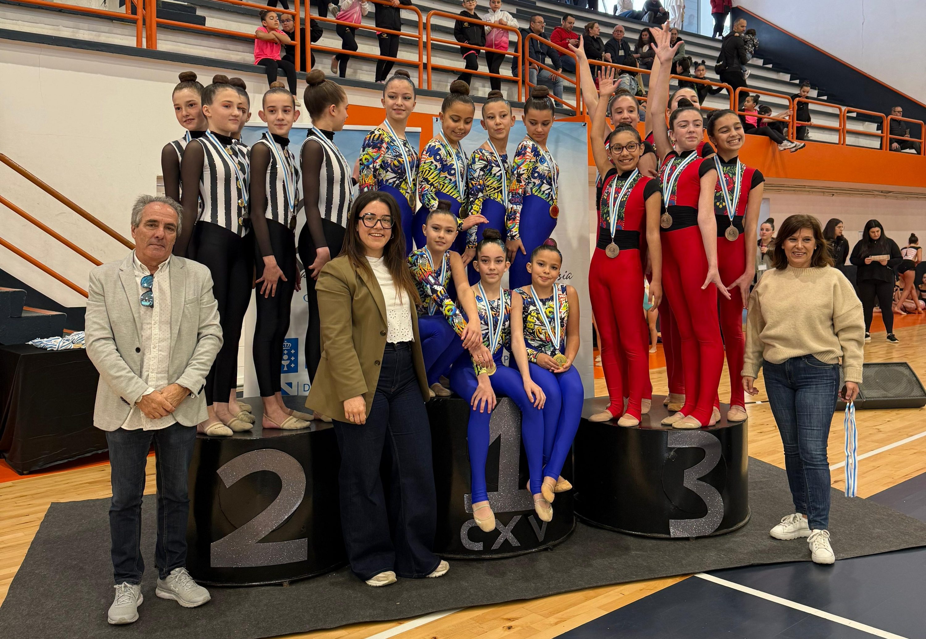 Viveiro reúne a 800 ximnastas na I Fase da Liga Provincial de Rítmica