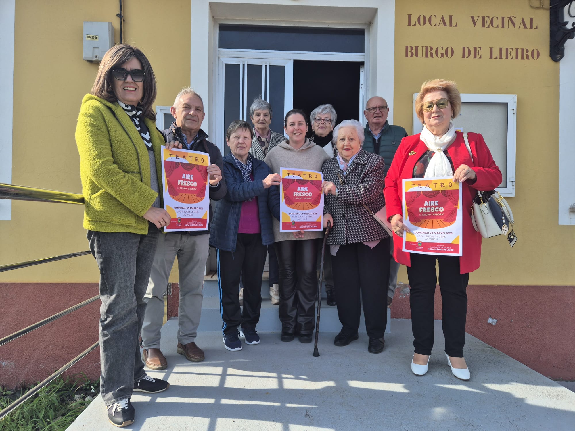 O grupo Ardora levará a súa comedia Aire fresco a Lieiro este domingo