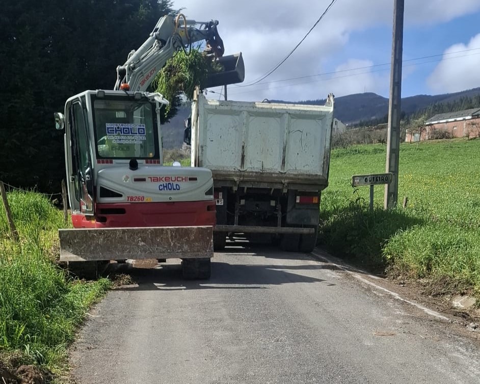 Comezan as obras na estrada provincial que une A Pontenova e Trabada por Vilaformán