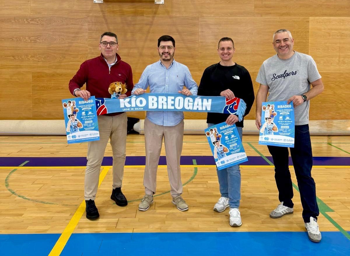 Ribadeo será escenario do 22 ao 27 de xuño do Campus de Tecnificación Breogán The Basket Dream