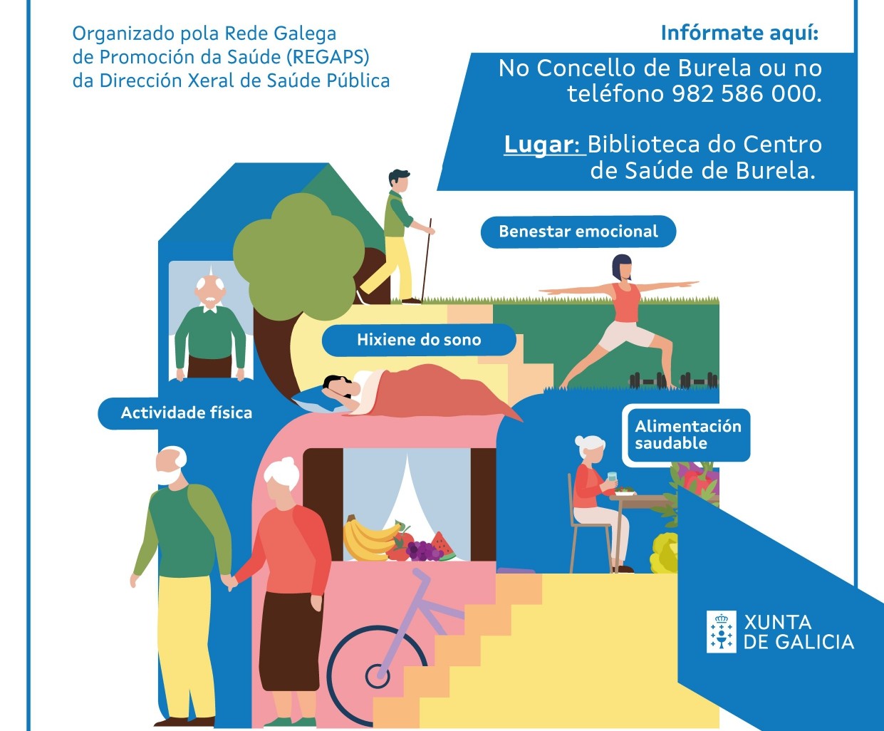 O Concello de Burela promove hábitos saudables cunha xornada centrada na alimentación equilibrada