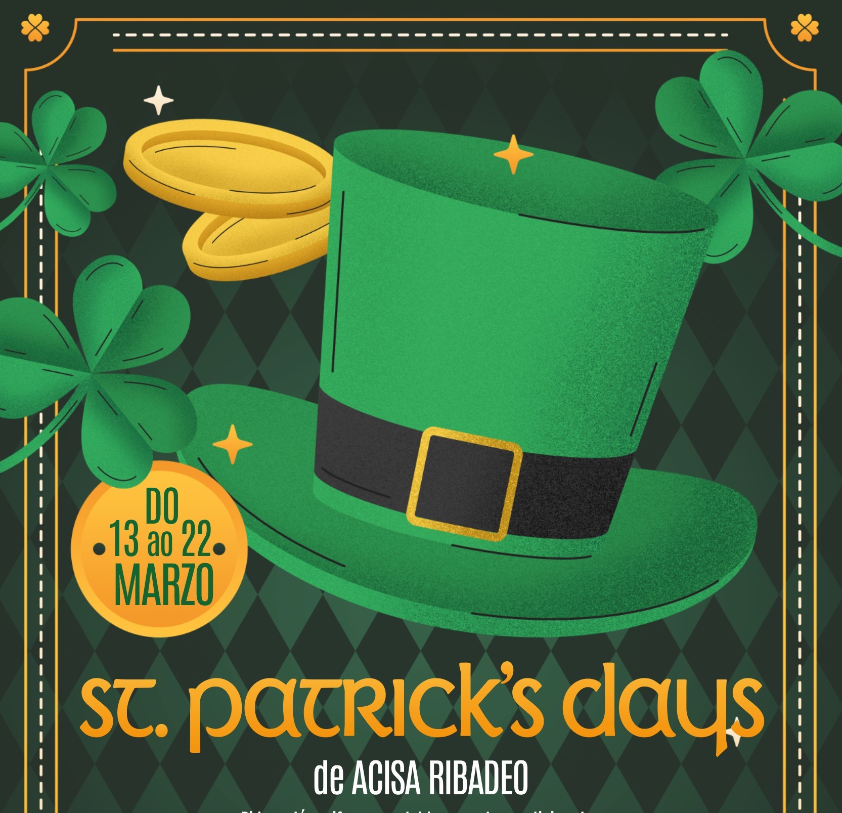 Sorteadas as tres ceas para dúas persoas da campaña dos San Patrick’s Days de Acisa Ribadeo