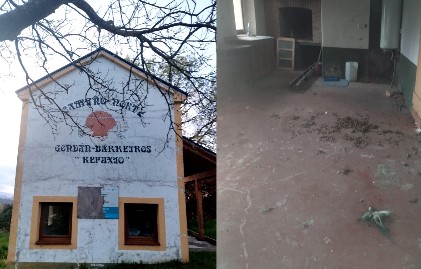 O PP de Barreiros defende a recuperación dos refuxios de Gondán e da escola de san Xusto, 