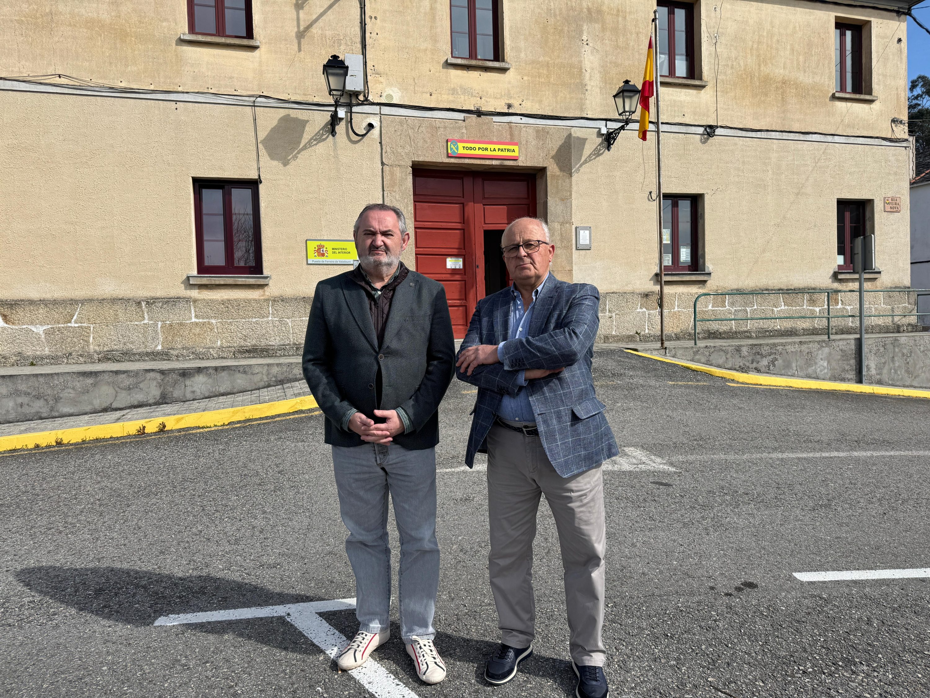 O PP reclama ao Goberno que inicie en 2026 as obras de mellora do cuartel de Ferreira do Valadouro