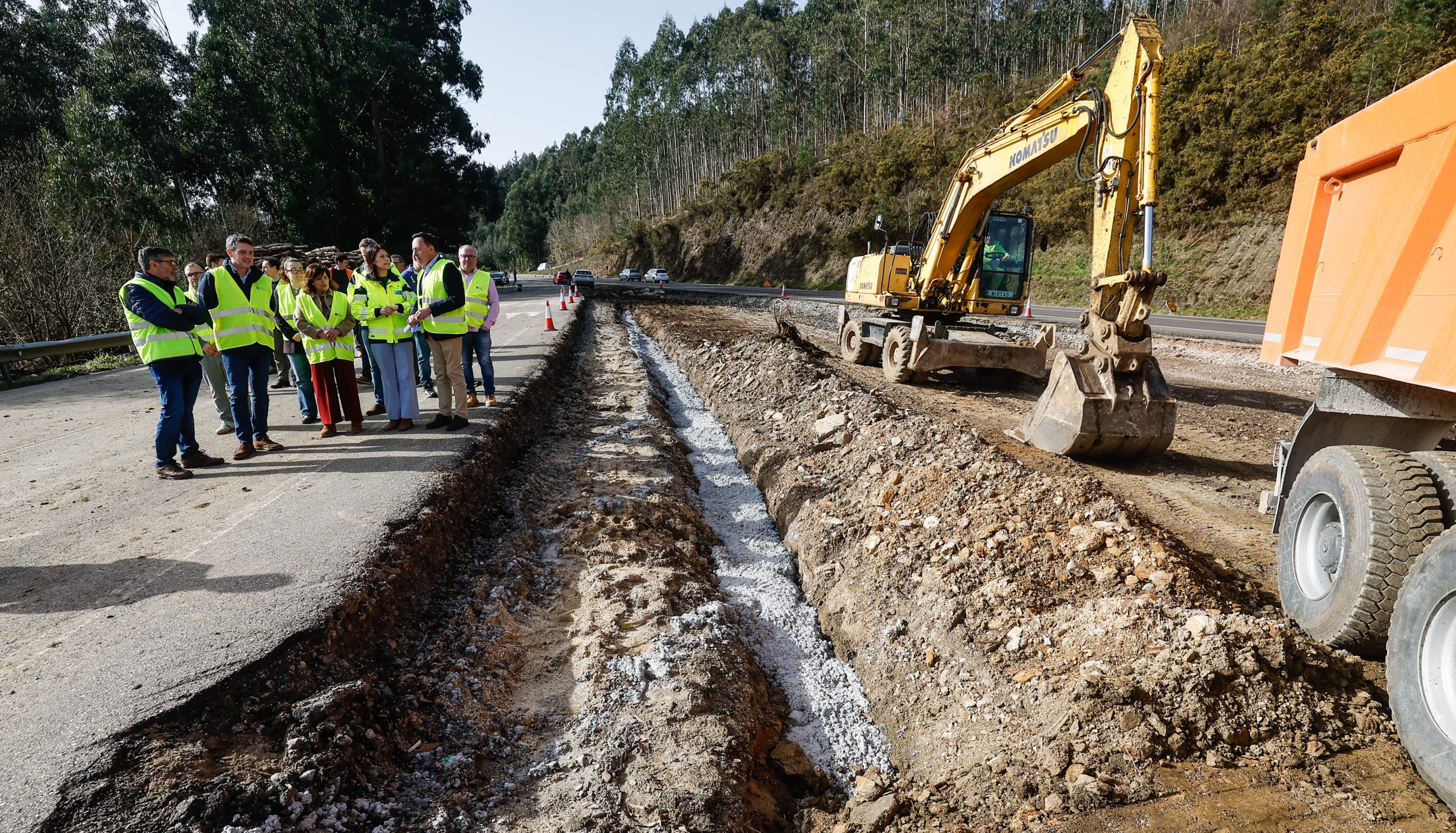 A Xunta avanza nas obras de mellora da LU‑540 entre Viveiro e Ourol cun investimento de 8,2 millóns de euros