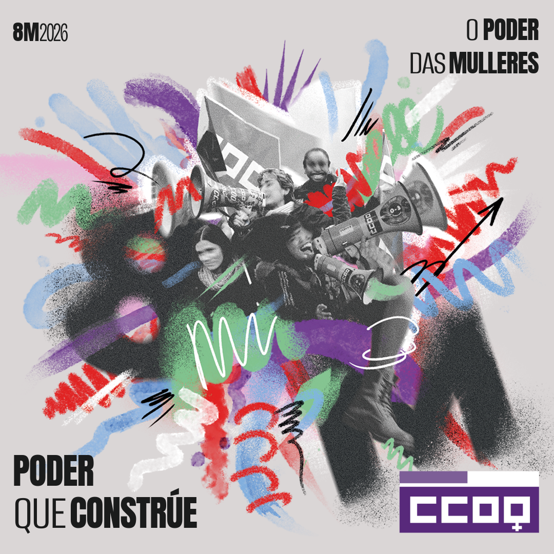 CCOO de Galicia chama a participar no 8M: 