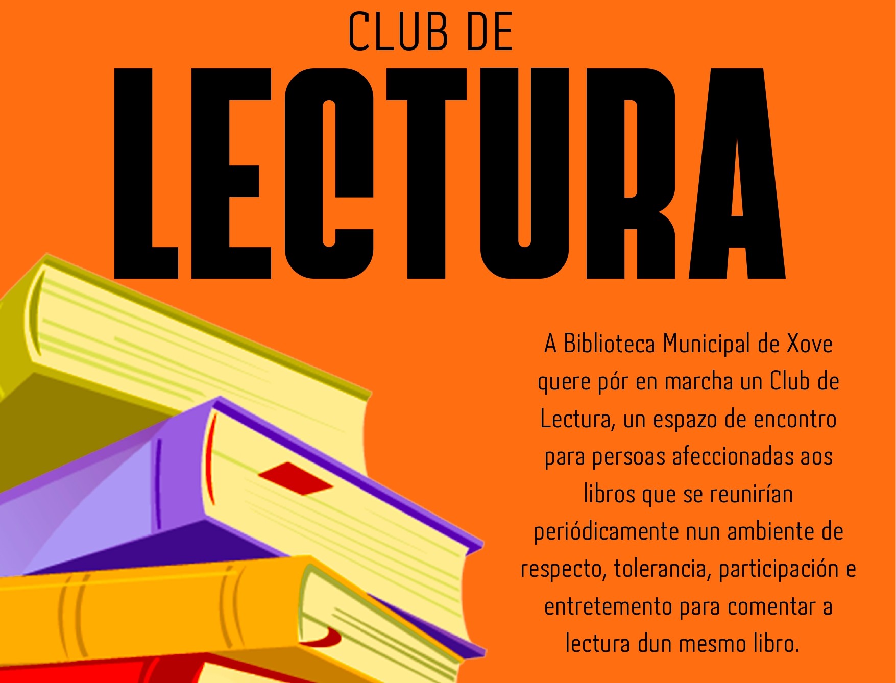 A Biblioteca Municipal de Xove organiza o seu primeiro encontro para crear un Club de Lectura