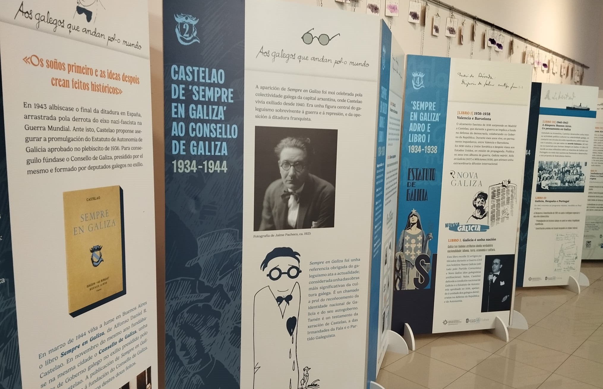 A obra de Castelao centra a programación cultural da Agrupación Francisco Lanza en marzo