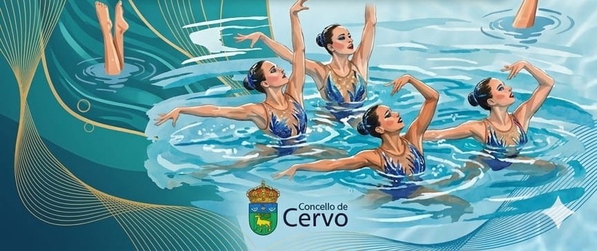 A Piscina Municipal de Cervo acolle unha fin de semana con tecnificación, formación e natación artística