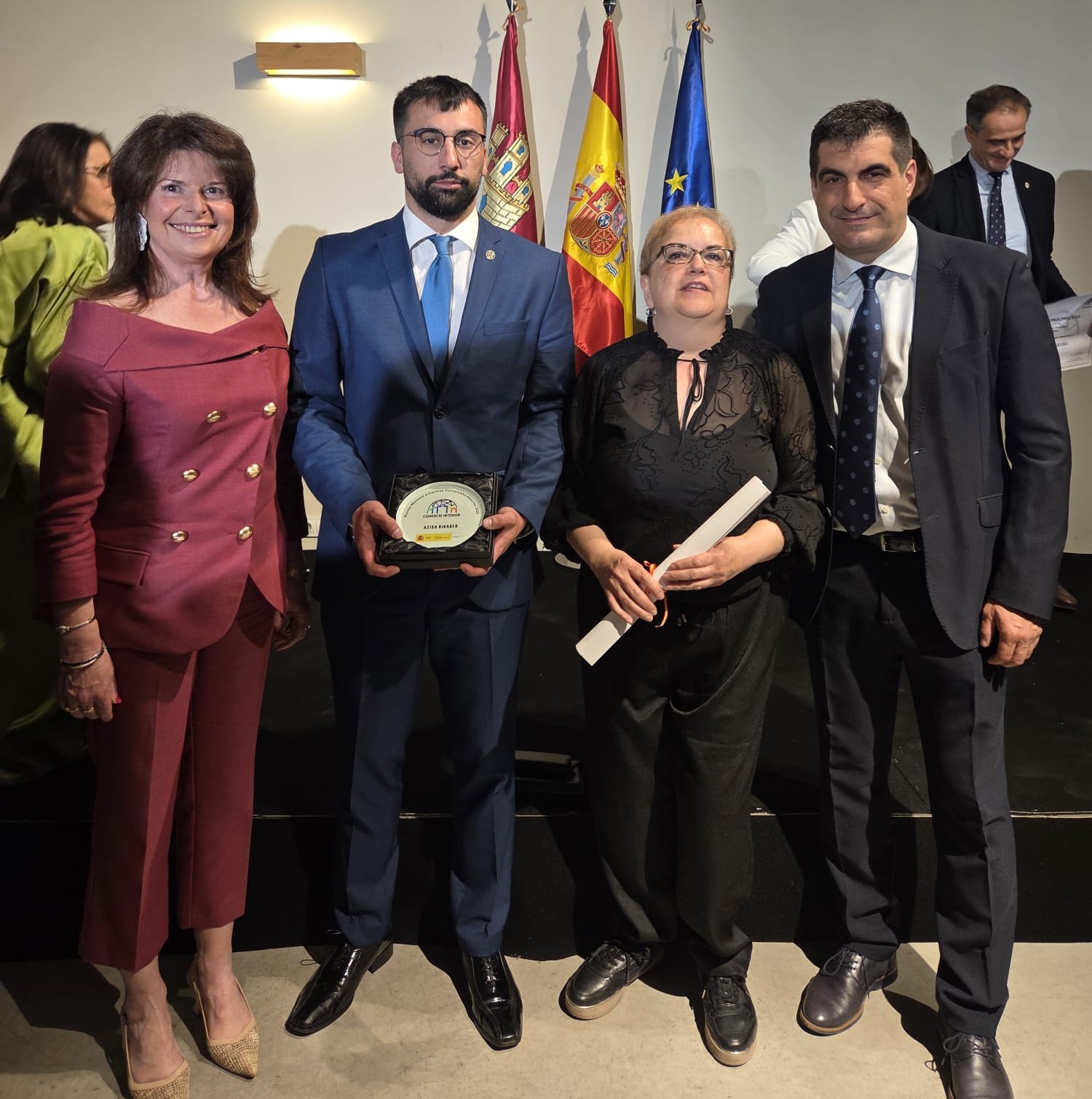 Acisa Ribadeo recolle en Toledo o Premio Nacional de Comercio Interior
