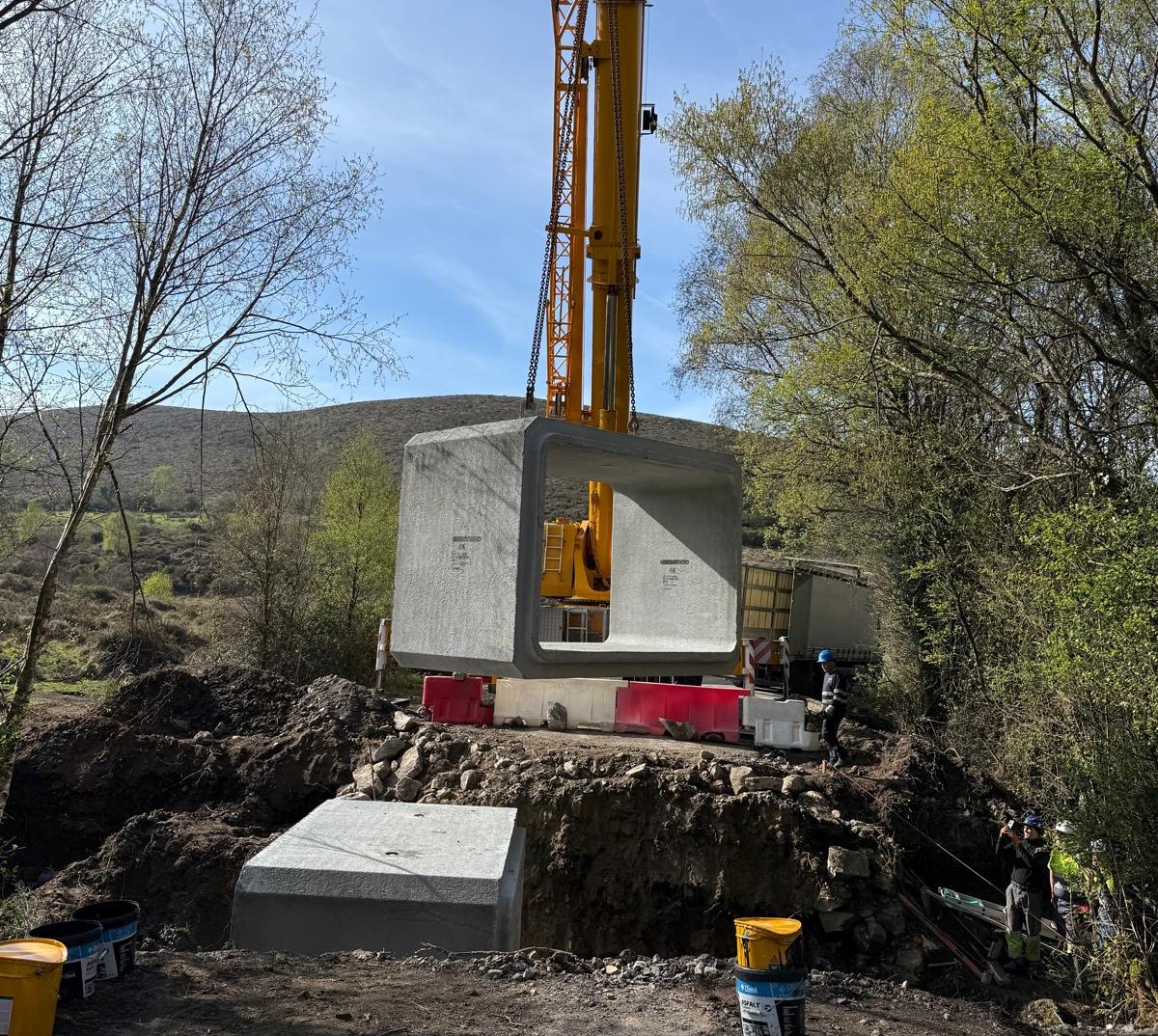 A Deputación acelera a reparación da ponte da LU‑P‑6502 para recuperar a conexión entre Muras e Vilalba