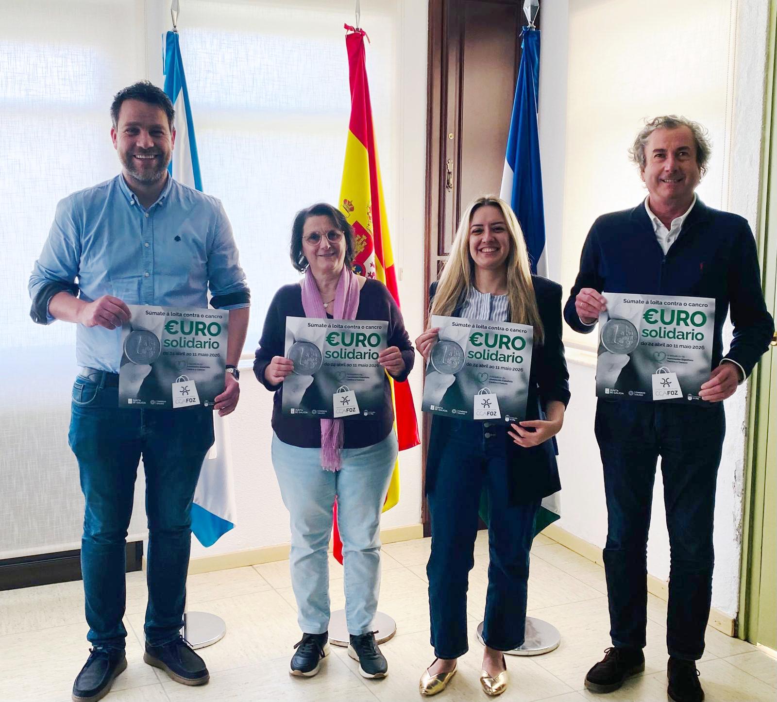 Acia Foz-CCA colabora por noveno ano coa AECC na campaña Euro Solidario