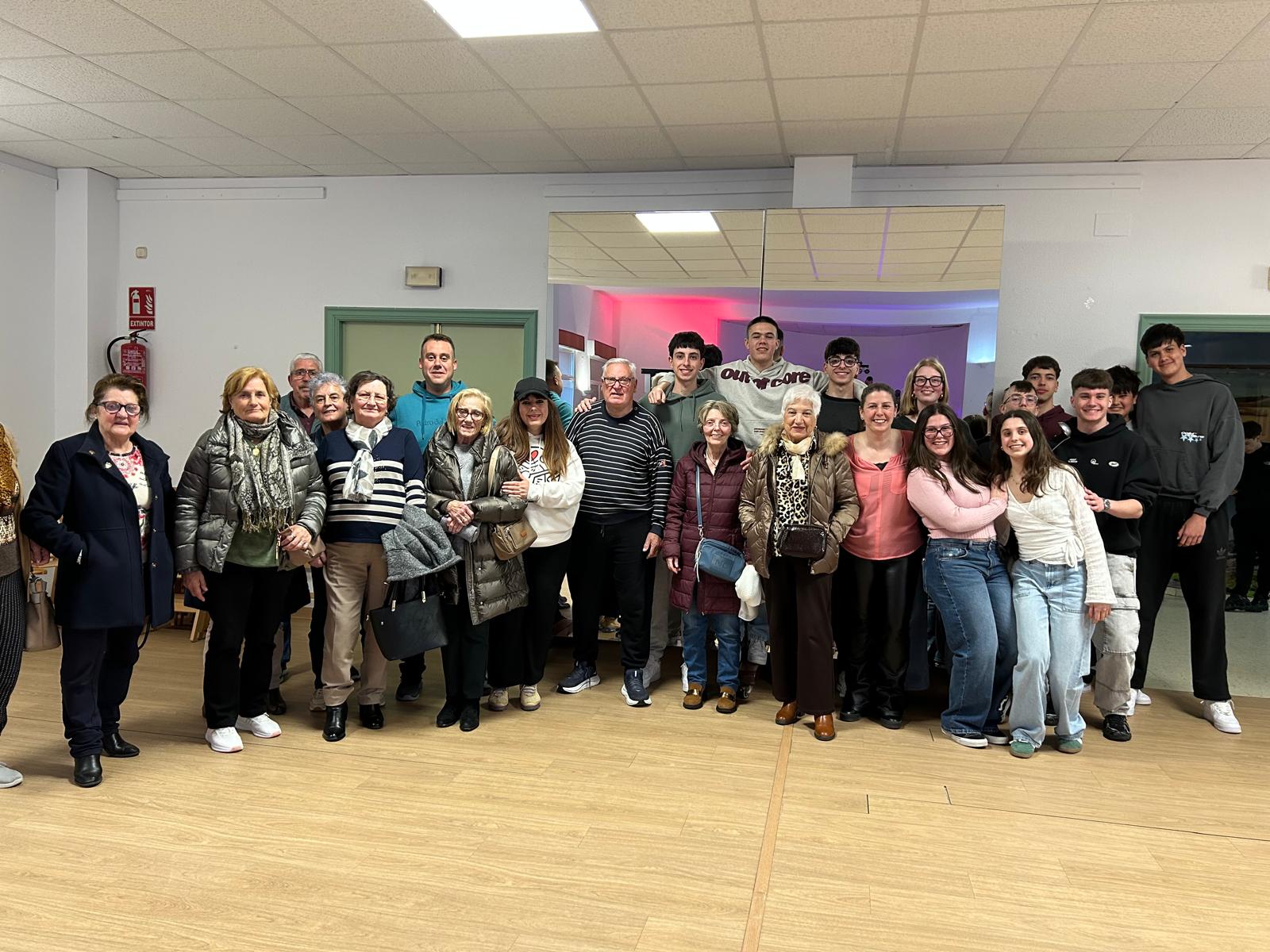 Guateque de Arruguiñas celebrado este martes na Casa do Mar de San Cibrao