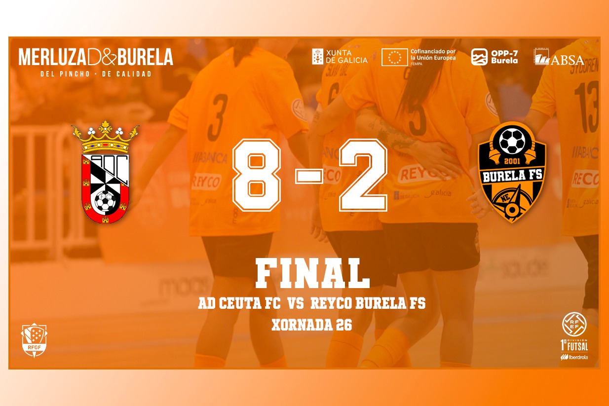 O Burela sofre unha dura derrota en Ceuta nun encontro marcado polas baixas