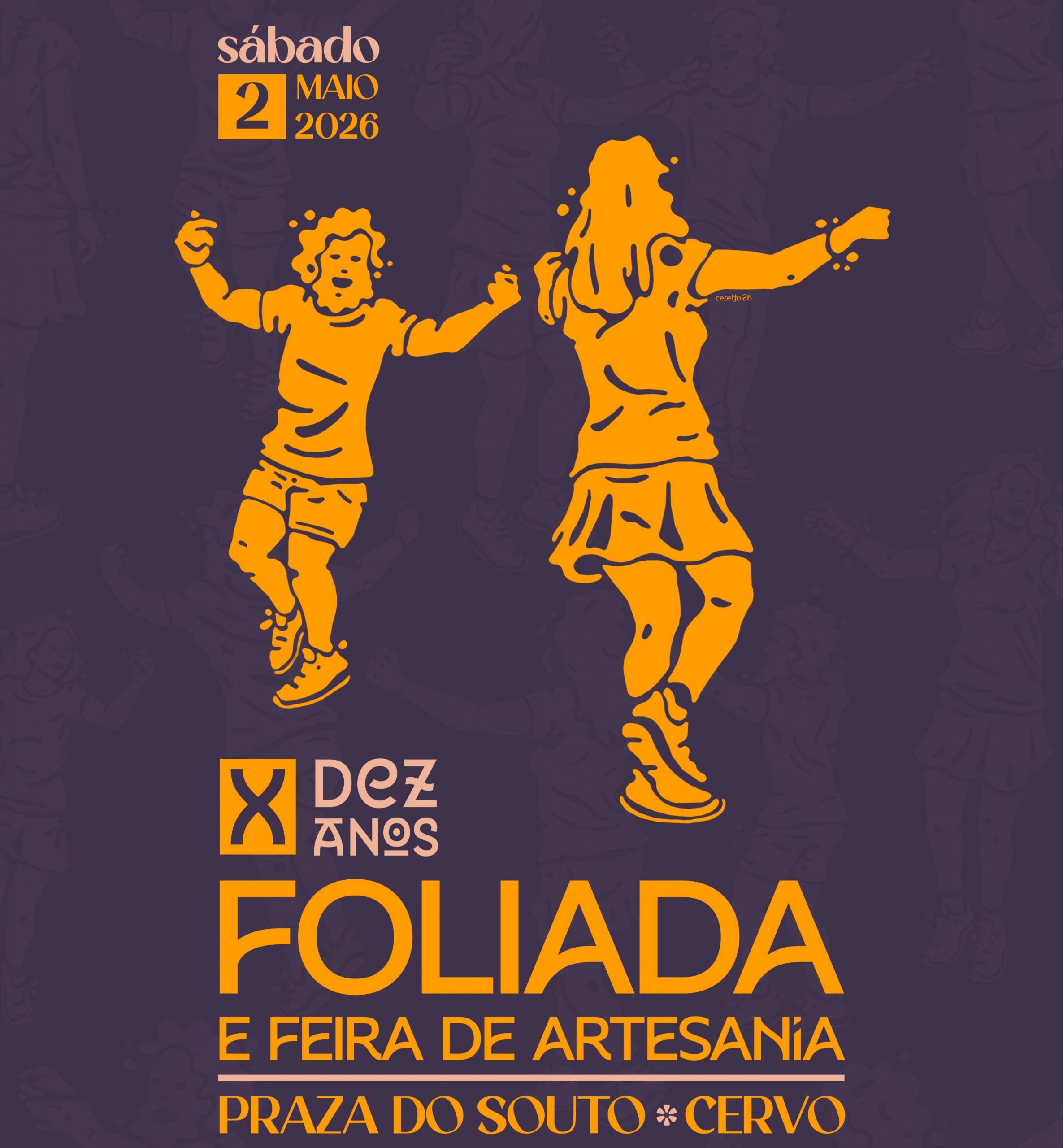 A Foliada de Cervo celebrará o seu 10º aniversario o 2 de maio