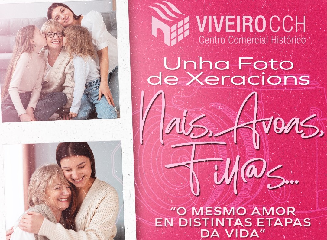 O Centro Histórico de Viveiro promove unha campaña interxeracional polo Día da Nai