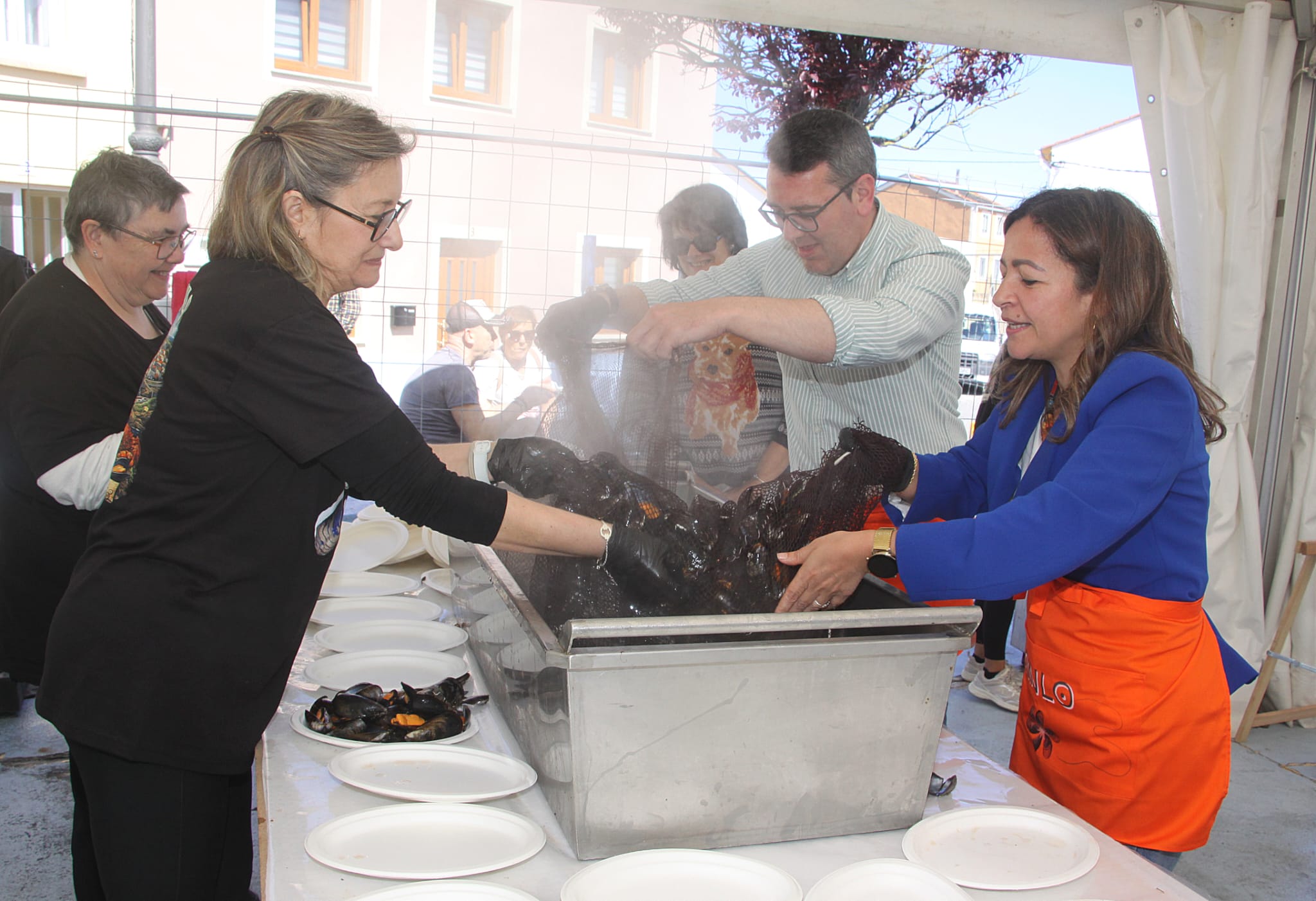 A conselleira do Mar reivindica en Rinlo a calidade e sustentabilidade do mexillón galego