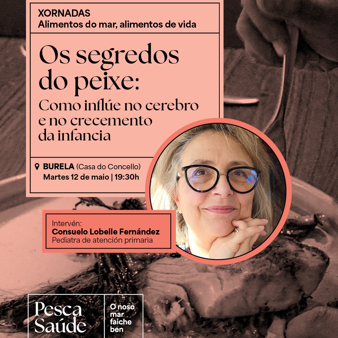 A pediatra Consuelo Lobelle falará en Burela sobre os beneficios do peixe no desenvolvemento infantil
