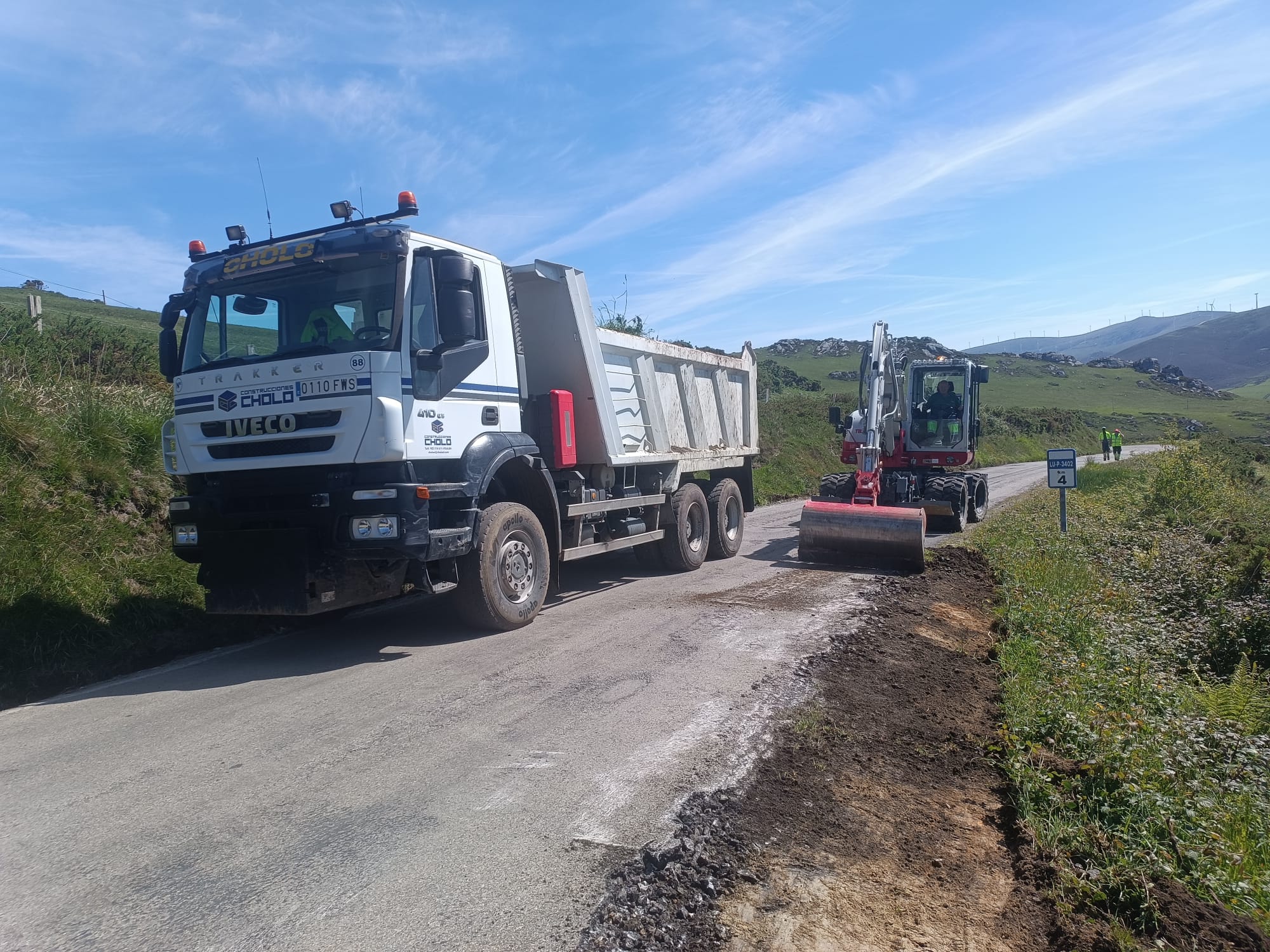 A Deputación inicia as obras de mellora de dúas estradas ao seu paso por Muras nas que inviste máis de 450.000€