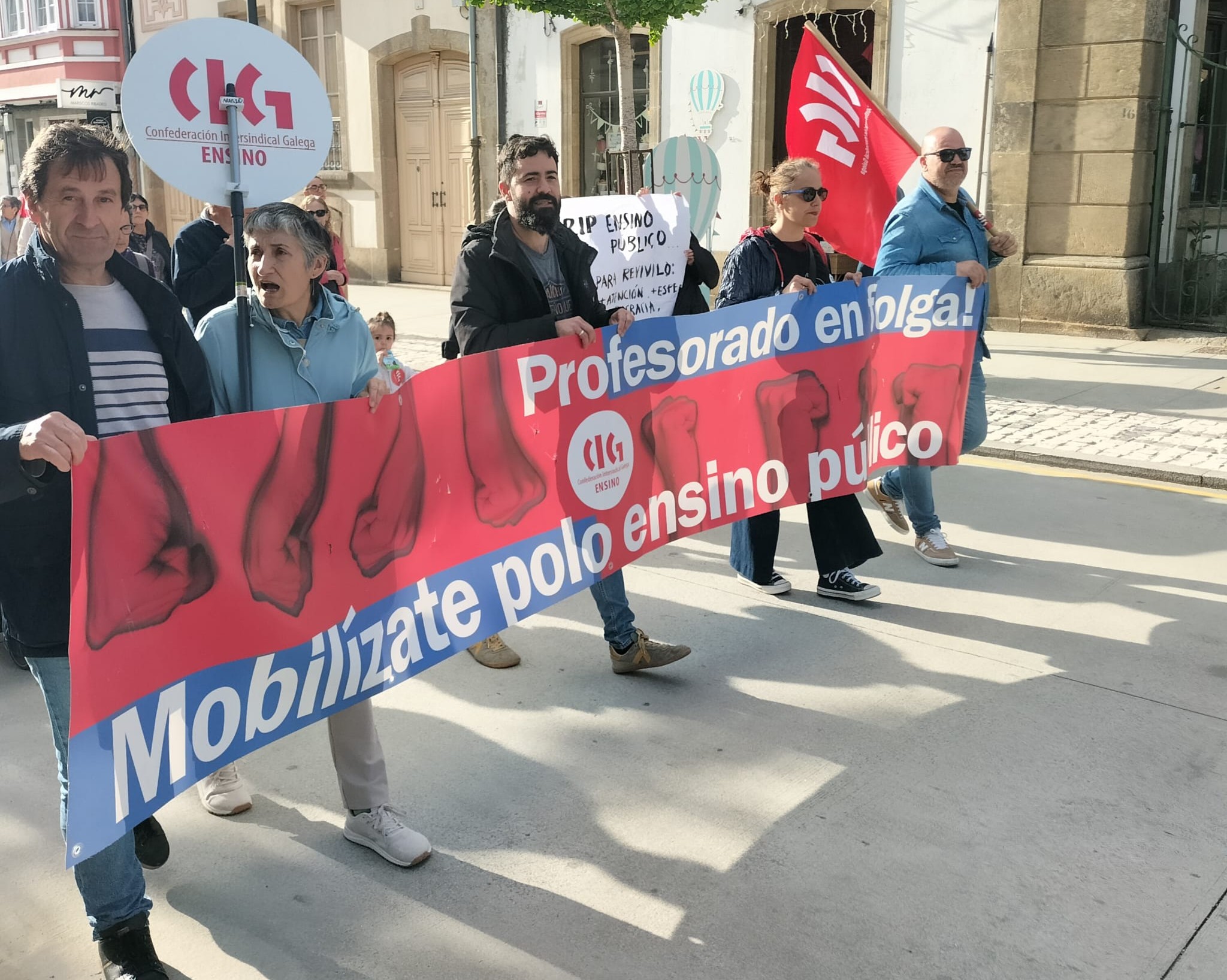 A Mariña súmase ás mobilizacións en defensa do ensino público galego